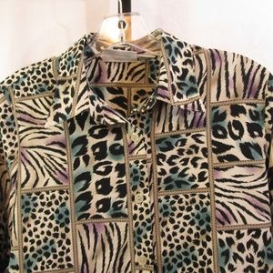 Alfred Dunner Petite long sleeve blouse (0054)